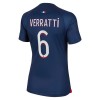 Paris Saint-Germain 2023-24 Verratti 6 Hjemme - Dame Fotballdrakt